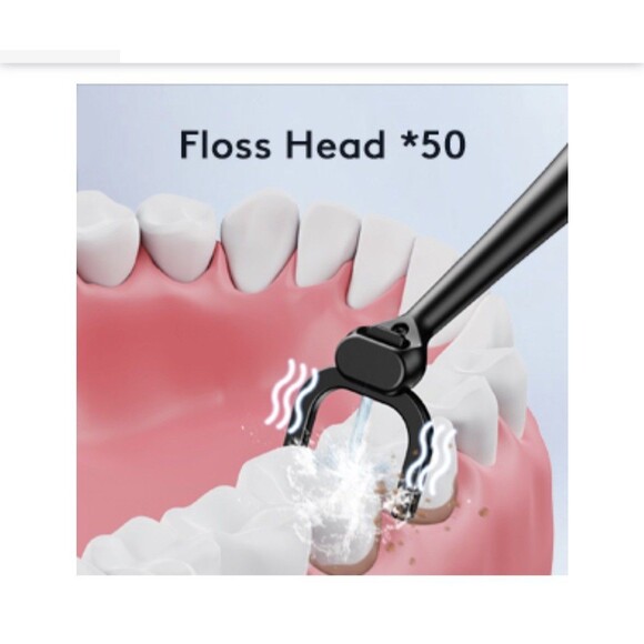Electric Flosser w 4 Modes 3 in 1 Power Flosser & Electric Toothbrush w 55 Heads - Picture 13 of 16